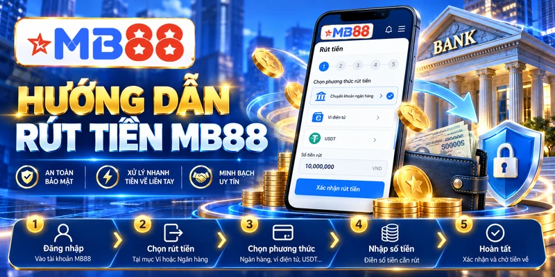 Hướng dẫn rút tiền MB88